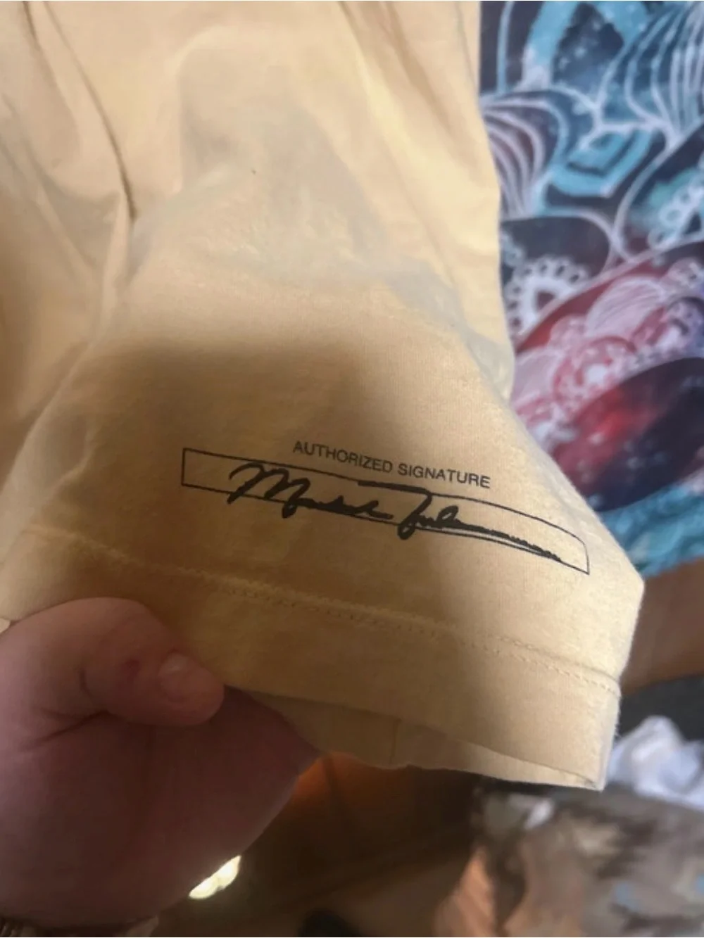 Jordan Beige 'Official Member' Short Sleeve T-Shirt